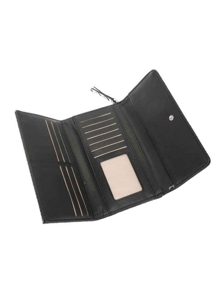 Hampton Lena Flapover Wallet | Black 21H217