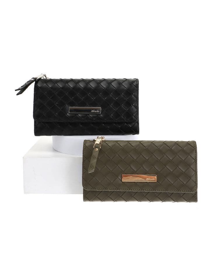 Hampton Lena Flapover Wallet | Green 21H217