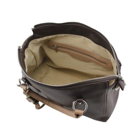 Hampton Peony Bowling Bag | Brown 18H1655