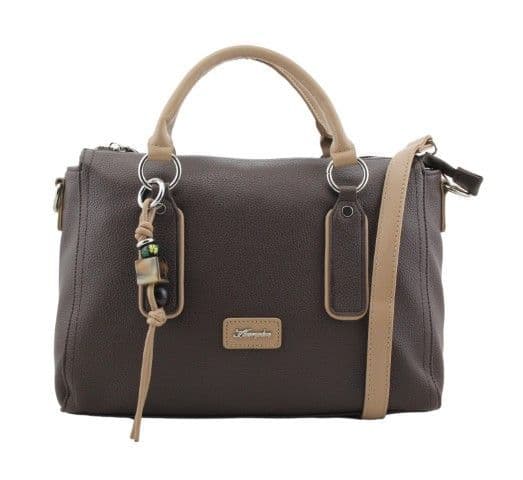Hampton Peony Bowling Bag | Brown 18H1655