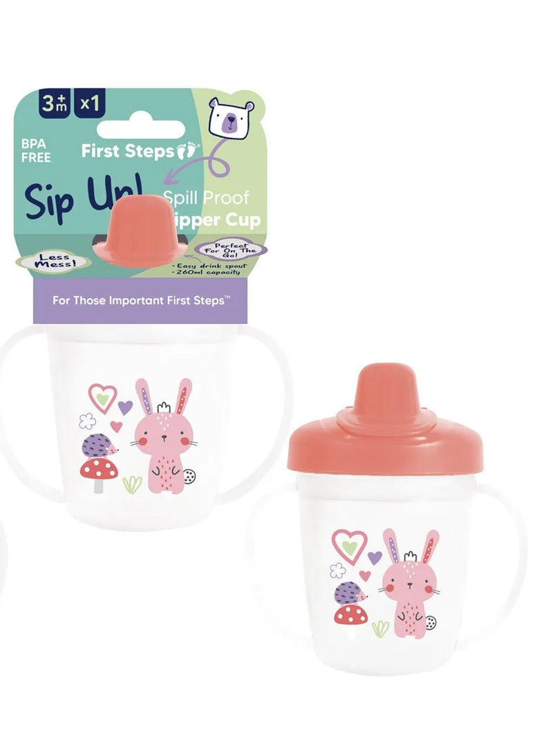 First Steps Spill Proof Sipper Cup | Pink FS926