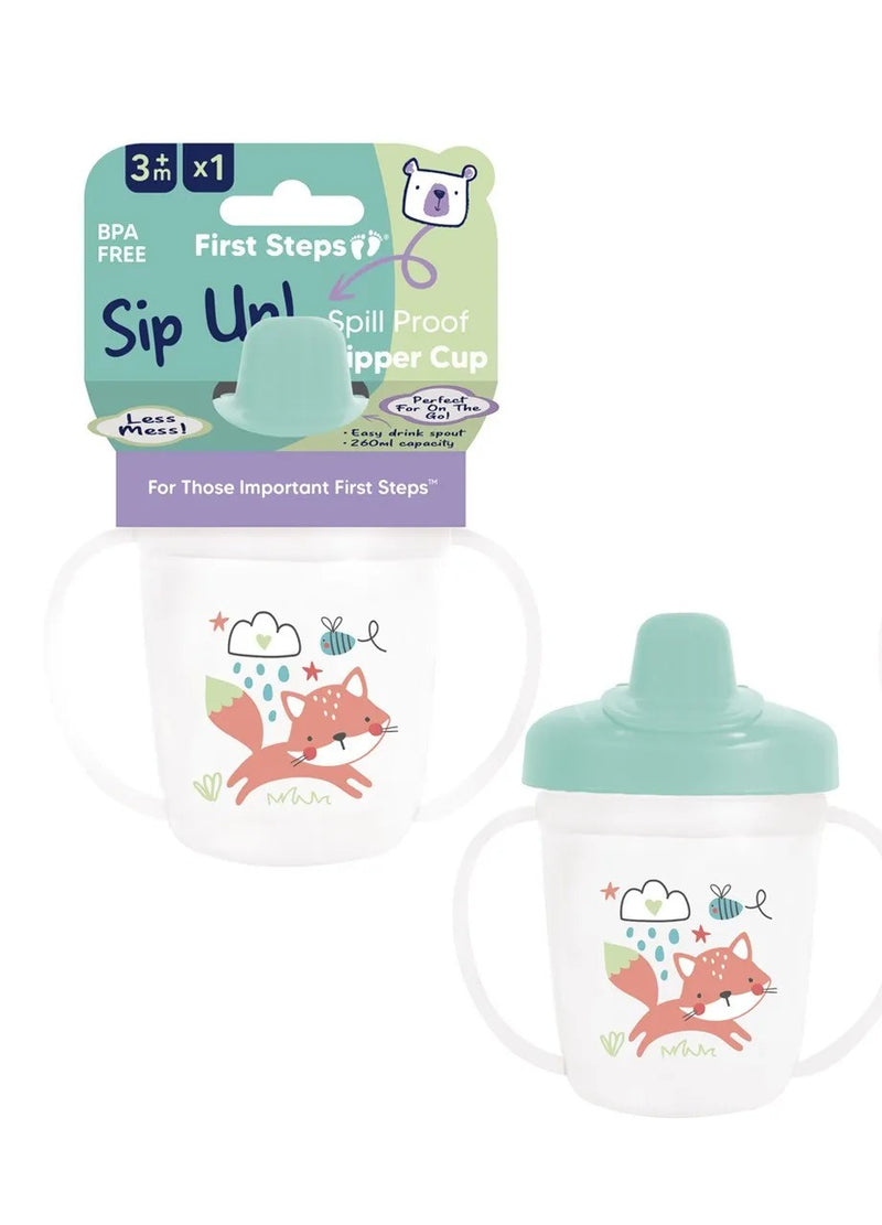 First Steps Spill Proof Sipper Cup | Green FS926