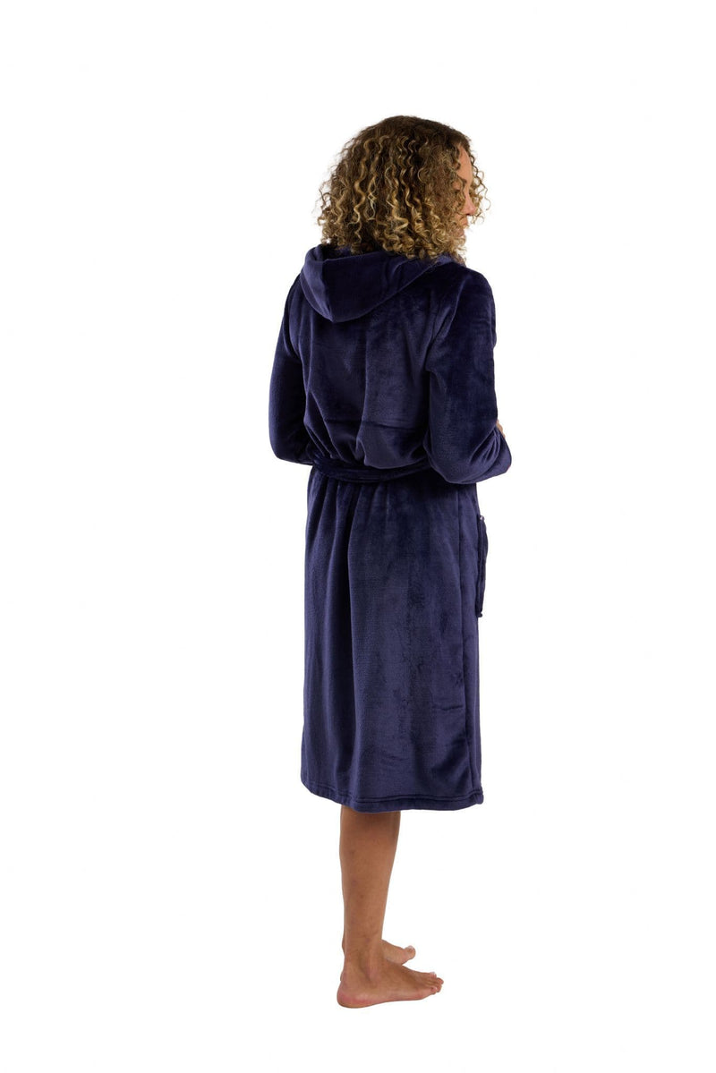 Indigo Hooded Robe | Navy IN45759