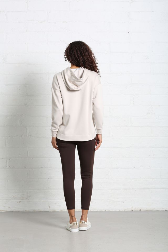 Rant & Rave Rumi Relaxed Hoodie | Stone RLLX-243