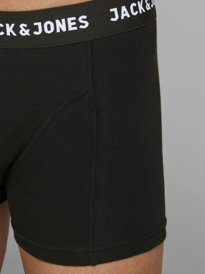 Jack & Jones Anthony Trunks 3 Pack Black