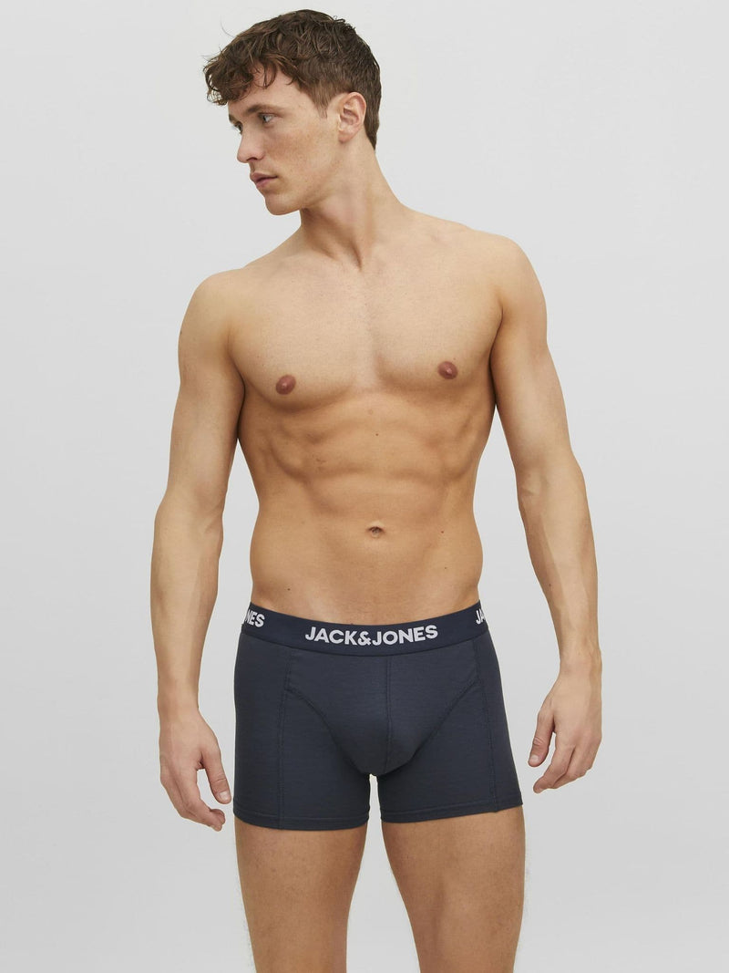 Jack & Jones Anthony trunks 3 pack Boxers  | Grey, Navy, Black