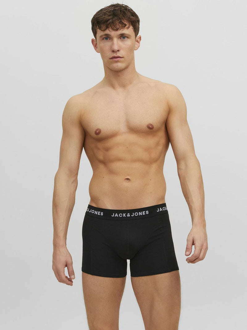 Jack & Jones Anthony trunks 3 pack Boxers  | Grey, Navy, Black