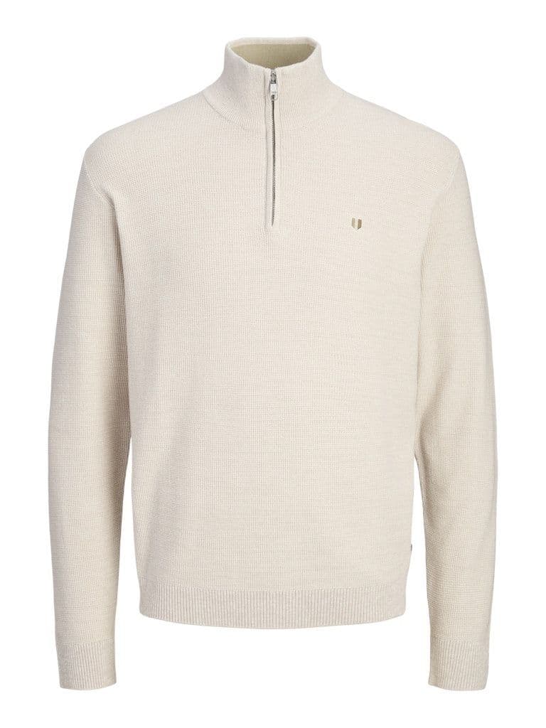 Jack & Jones Bluerex Kint Half Zip | Whitecap