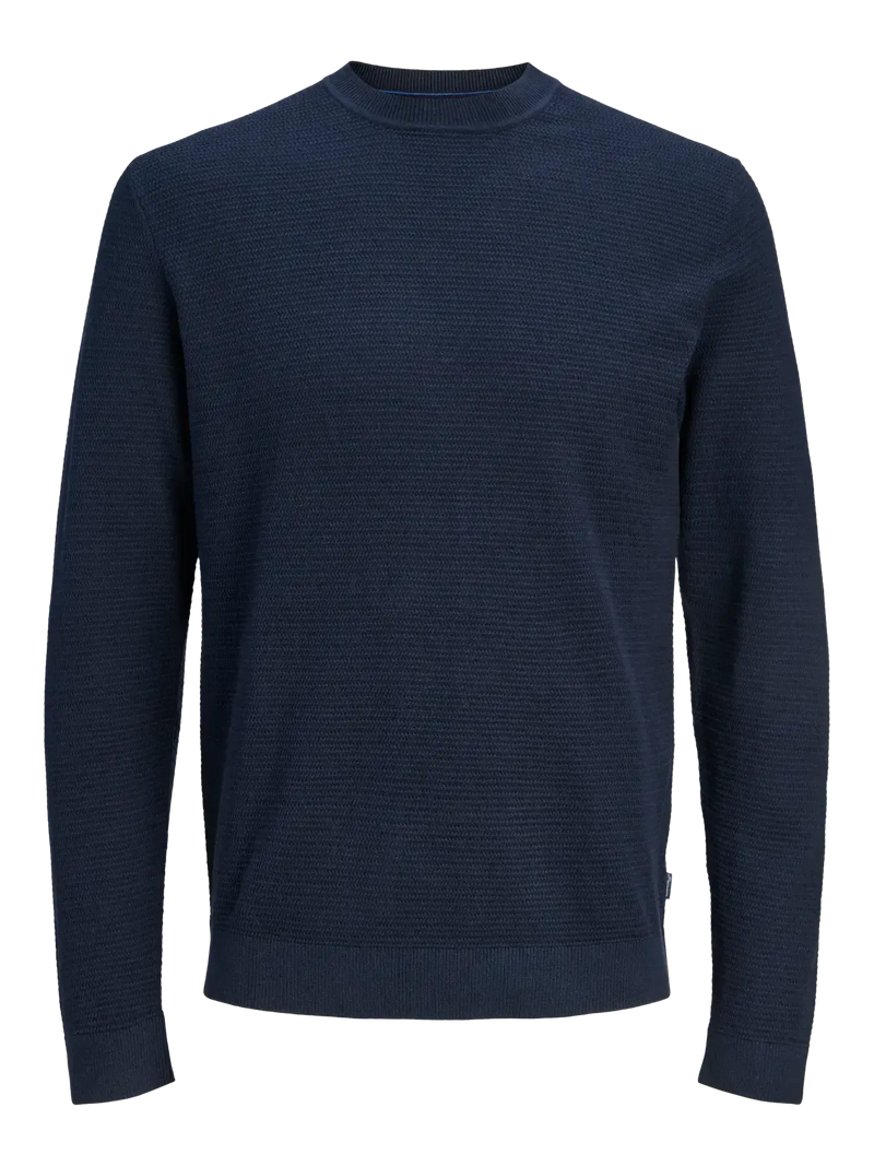 Jack & Jones Bluriley Knit Crew Neck | Navy