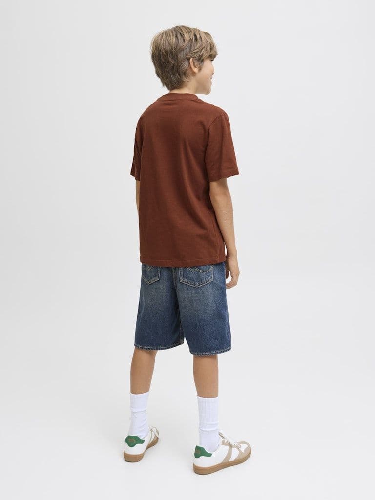 Jack & Jones Caleb Varsity Junior O-Neck Tee | Henna