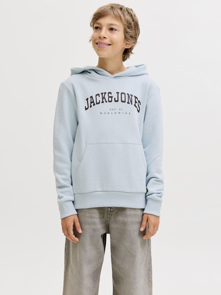 Jack & Jones Caleb Varsity Sweat Hoody | Celestial