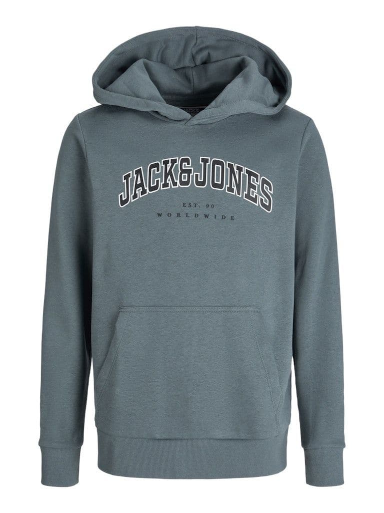 Jack & Jones Caleb Varsity Sweat Hoody | Storm