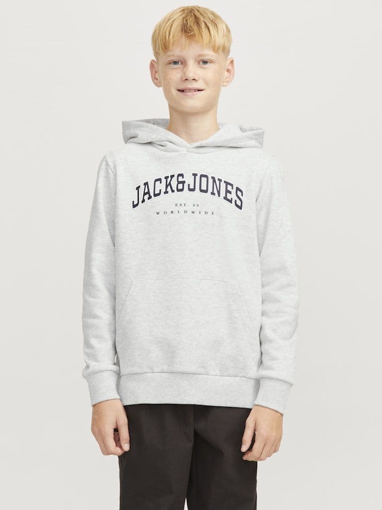 Jack & Jones Caleb Varsity Sweat Hoody | White