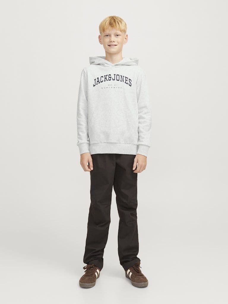 Jack & Jones Caleb Varsity Sweat Hoody | White