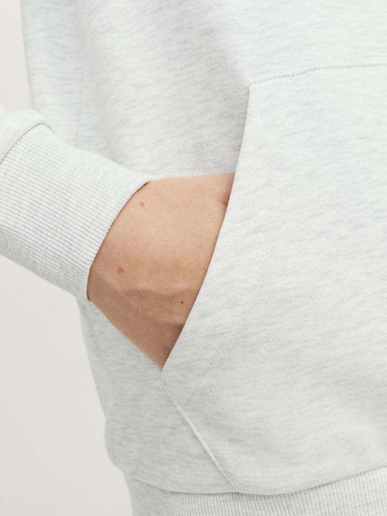 Jack & Jones Caleb Varsity Sweat Hoody | White