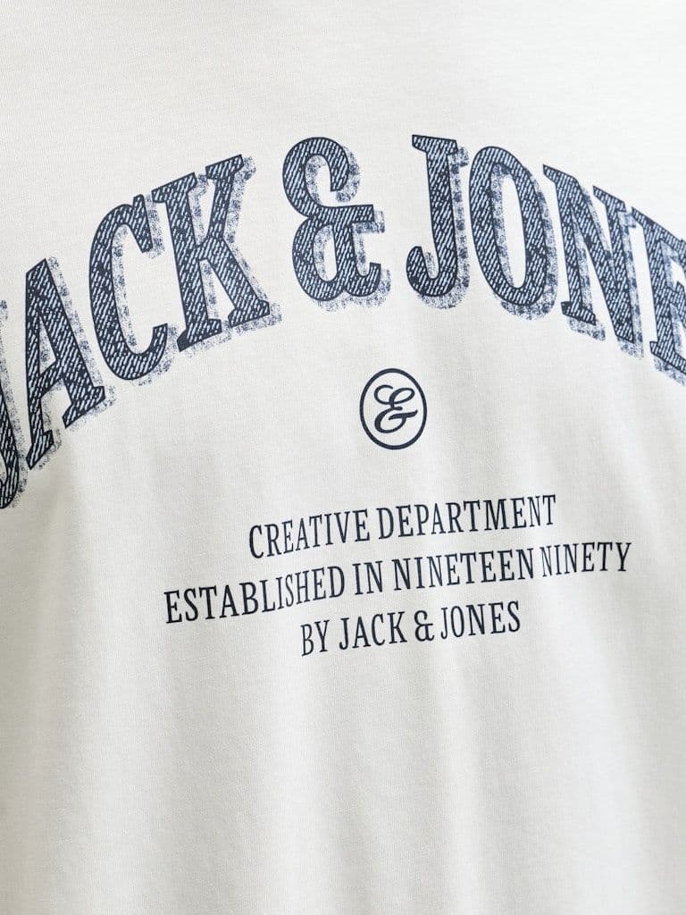 Jack & Jones Denver Graphic Tee |  Cloud Dancer