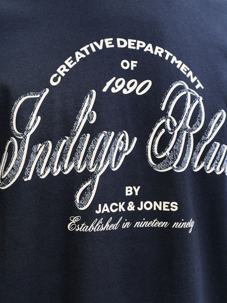 Jack & Jones Denver Graphic Tee |  Navy
