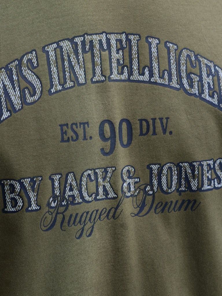 Jack & Jones Denver Graphic Tee |  Olive