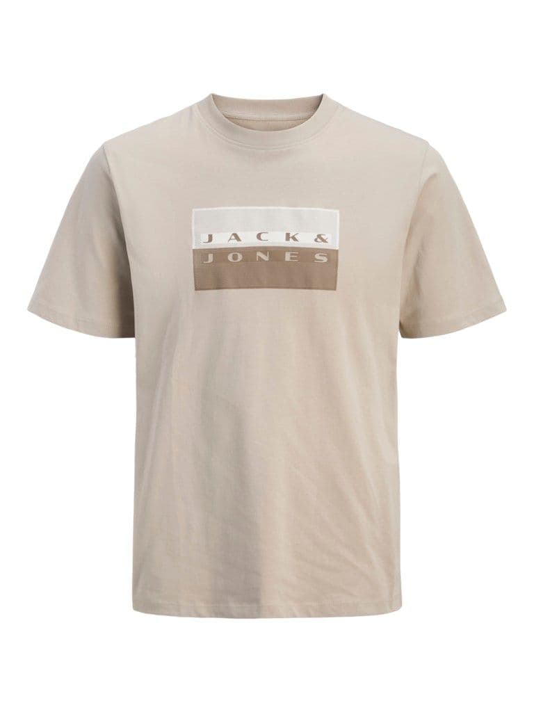 Jack & Jones Fusion Dots Print Tee | Grey