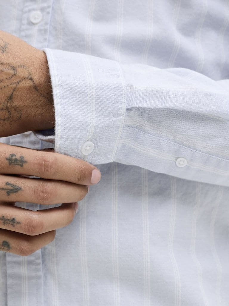 Jack & Jones Harvey Oxford L/S Shirt | Blue
