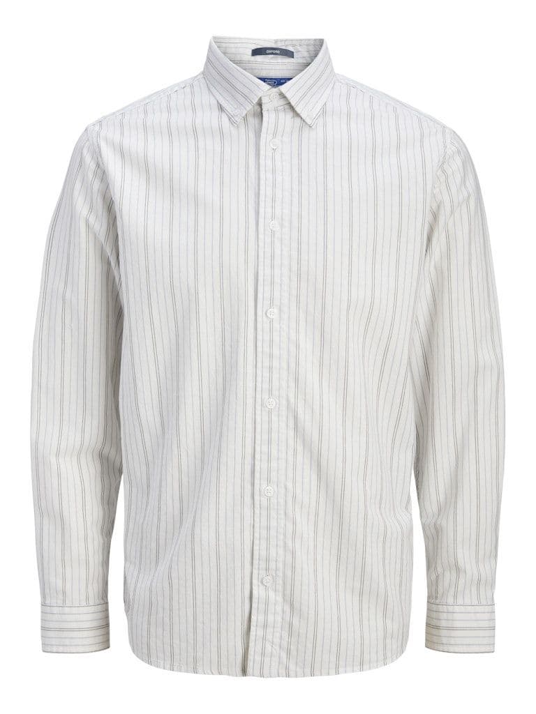 Jack & Jones Harvey Oxford L/S Shirt | Cloud Dancer