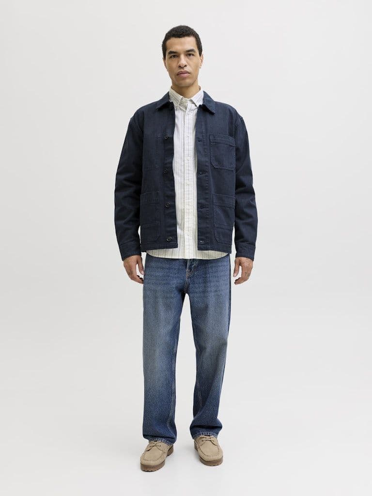 Jack & Jones Harvey Oxford L/S Shirt | Cloud Dancer