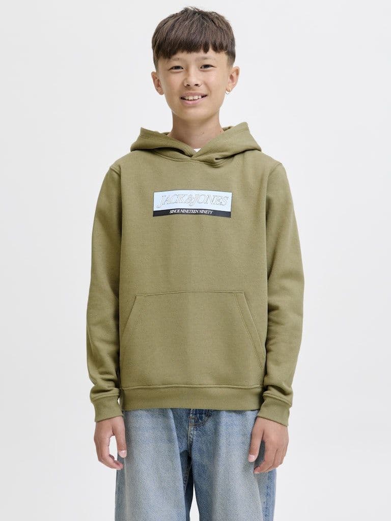 Jack & Jones Inwood Block Branding Sweater | Olive