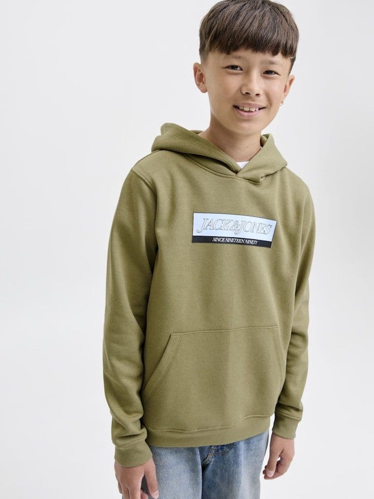 Jack & Jones Inwood Block Branding Sweater | Olive