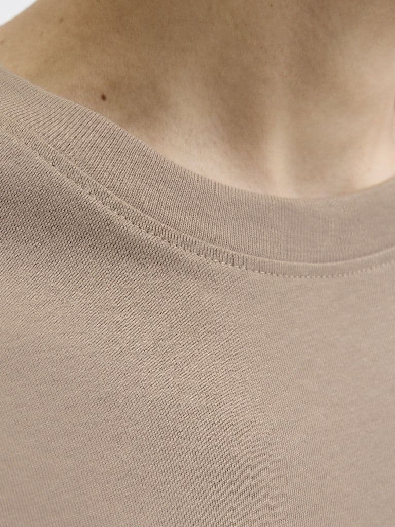 Jack & Jones Inwood Block Branding Tee | Mocha