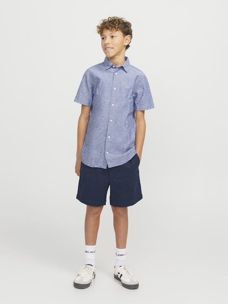 Jack & Jones Jaiden JJ Hybrid Jogger Shorts | Navy