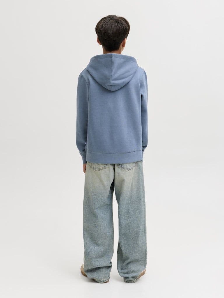 Jack & Jones Junior Logo Sweat Hood  | Blue