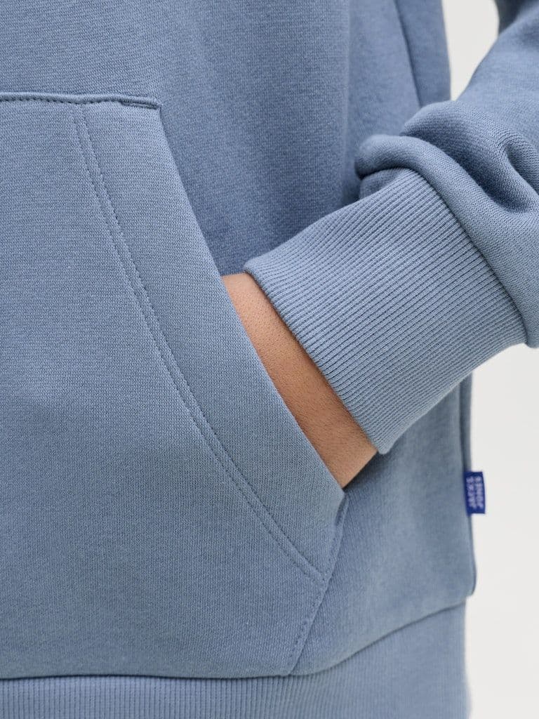 Jack & Jones Junior Logo Sweat Hood  | Blue
