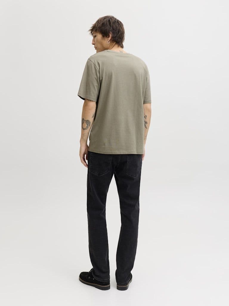 Jack & Jones Logo Tee SS O-Neck | Grey