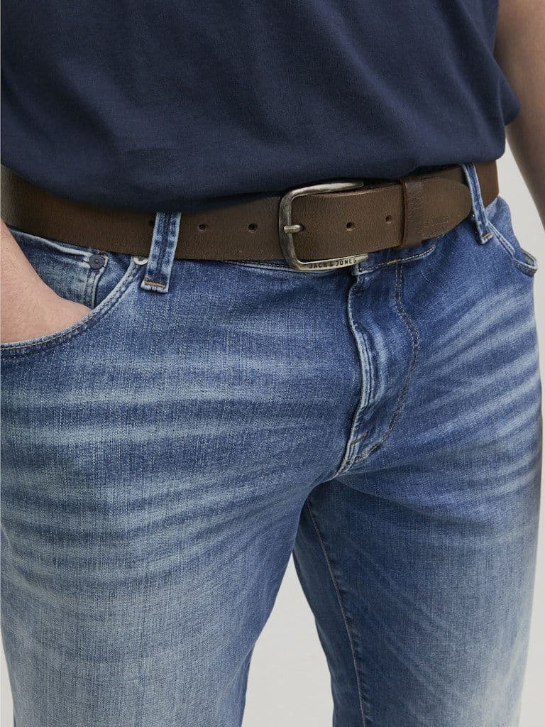Jack & Jones  Paul Leather Belt | Brown