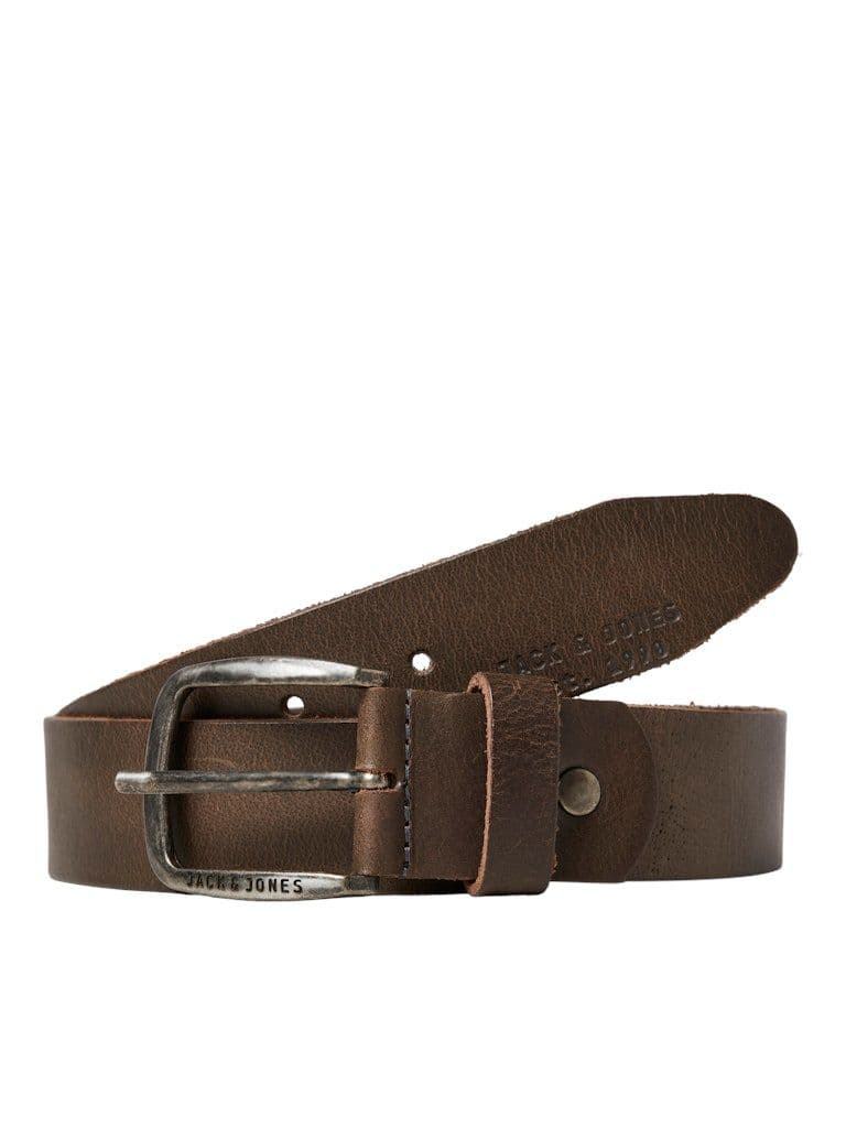 Jack & Jones  Paul Leather Belt | Brown