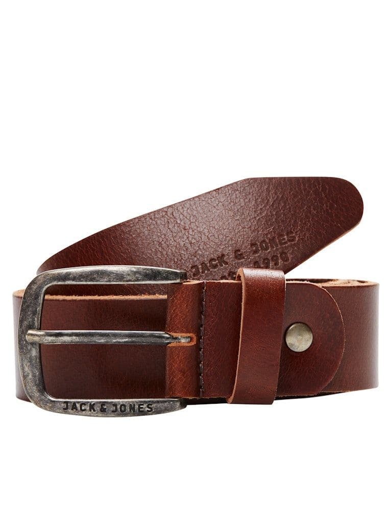 Jack & Jones  Paul Leather Belt | Coffee