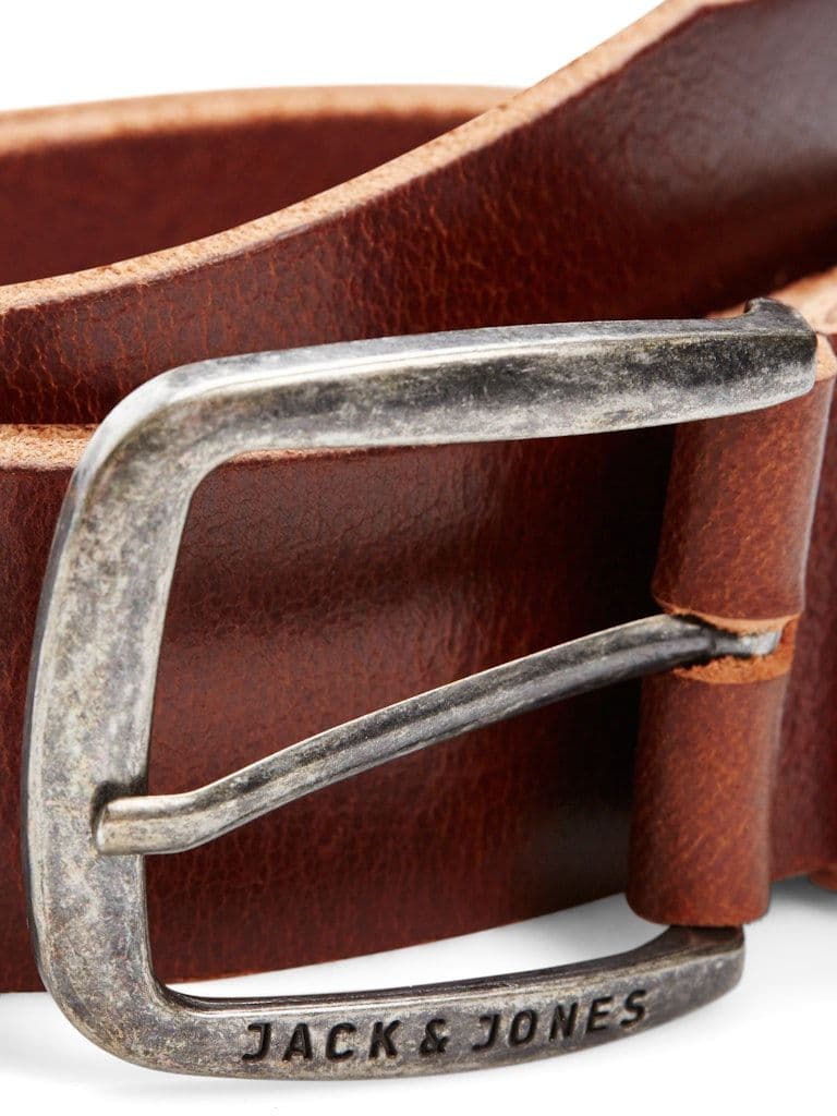 Jack & Jones  Paul Leather Belt | Coffee