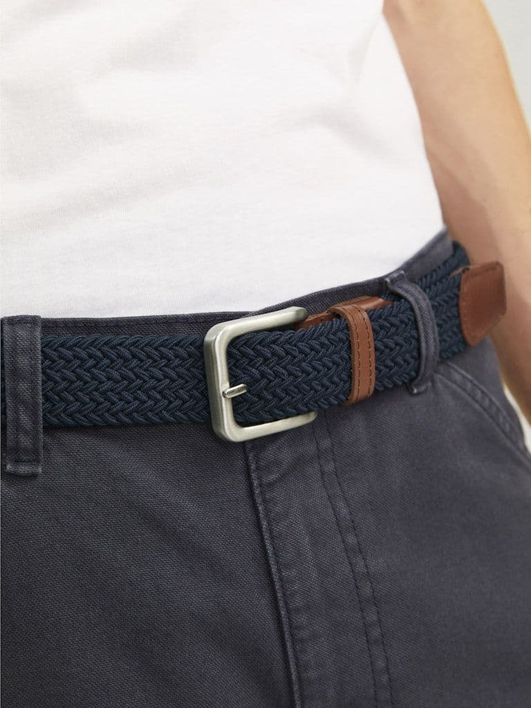 Jack & Jones Spring Woven Belt | Navy