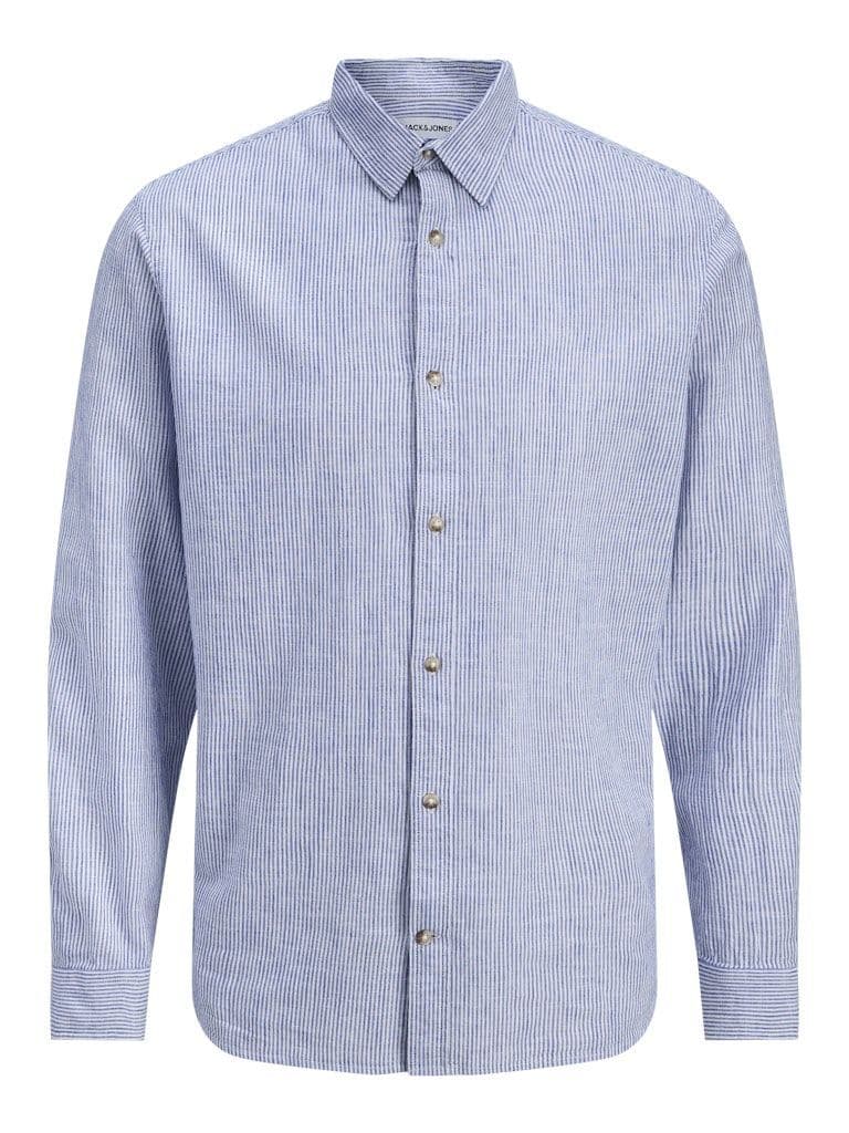 Jack & Jones Summer Linen Blend Shirt | Stripe