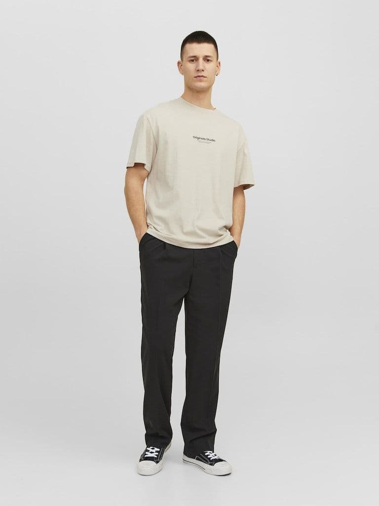Jack & Jones Vesterbro Tee SS Crew Neck|  Moonlight