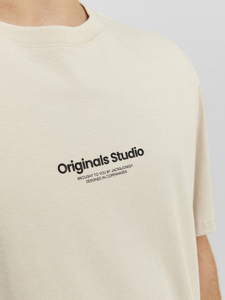 Jack & Jones Vesterbro Tee SS Crew Neck|  Moonlight