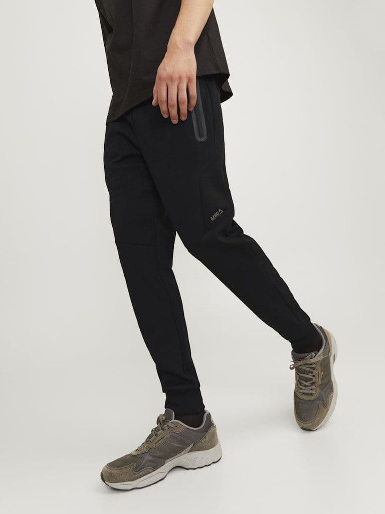 Jack & Jones Will Fusion Sweat Pants| Black