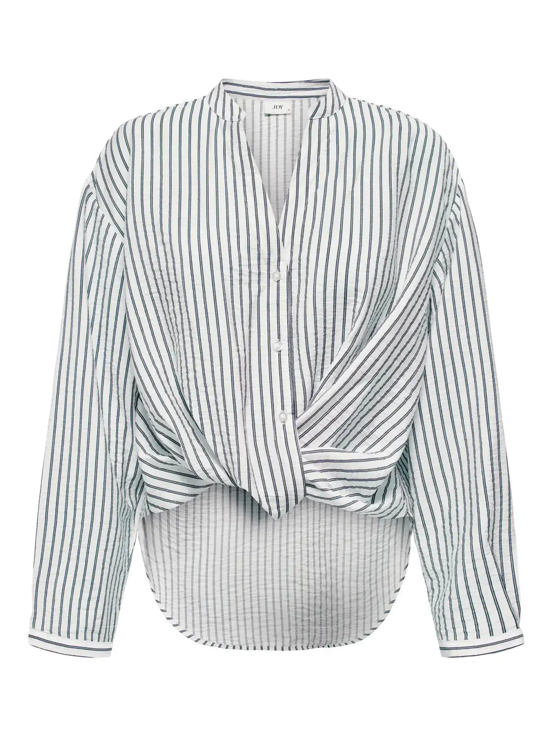 JDY Barbara Life L/S  Shirt | Cloud Dancer