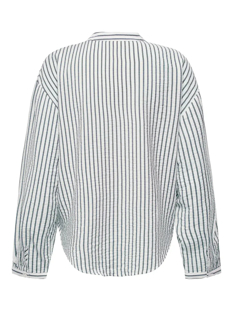 JDY Barbara Life L/S  Shirt | Cloud Dancer