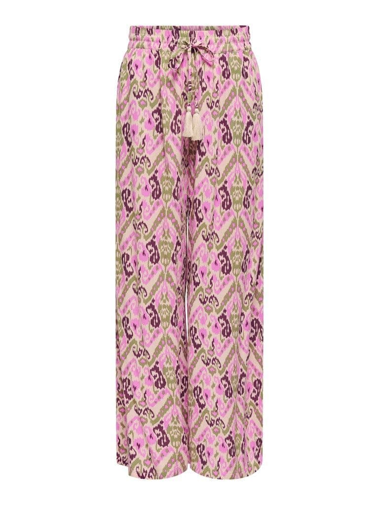 JDY Bree Life MW Wide Pant | Cement