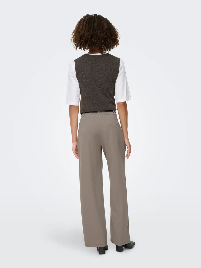 JDY Geggo Life Occasion Pant | Driftwood