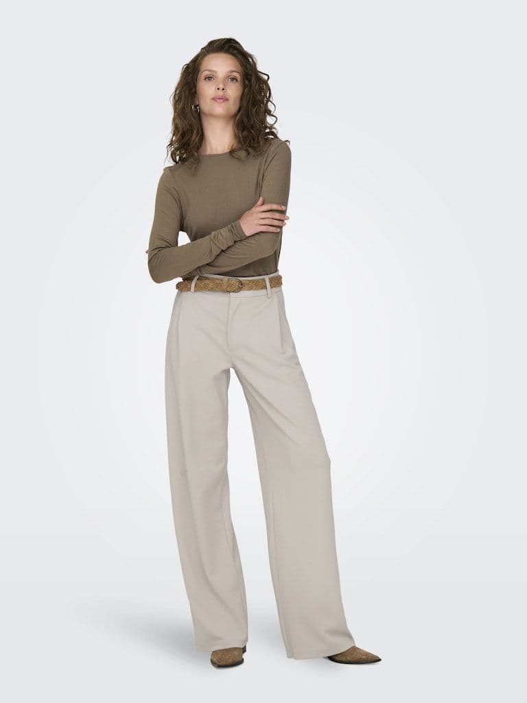 JDY Geggo Life Occasion Pant | Grey