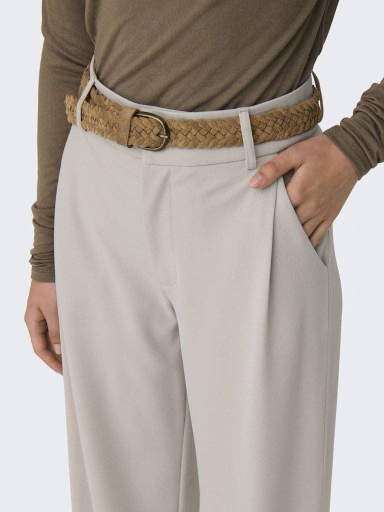 JDY Geggo Life Occasion Pant | Grey