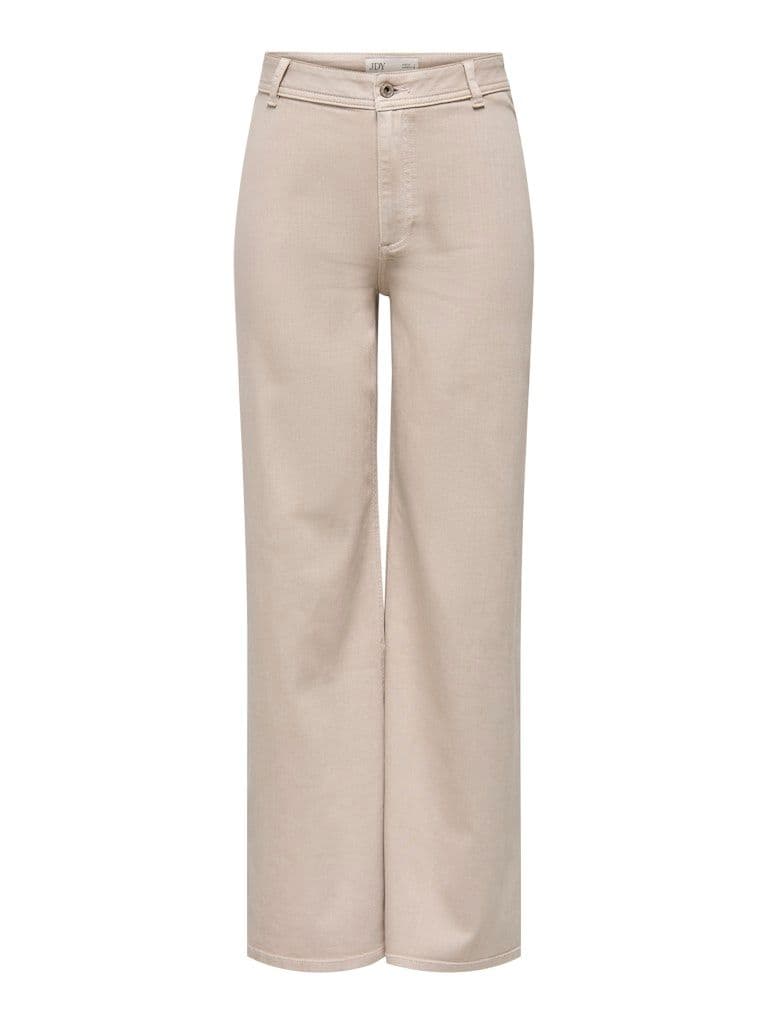 JDY Iris Stretch HW Wide Pant | Chateau Gray