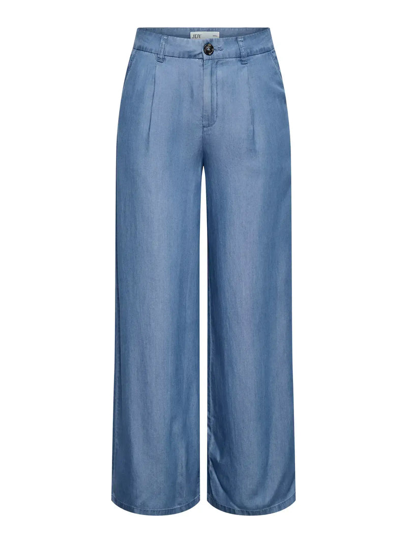 JDY Jasper HW Wide Pant | Med Blue
